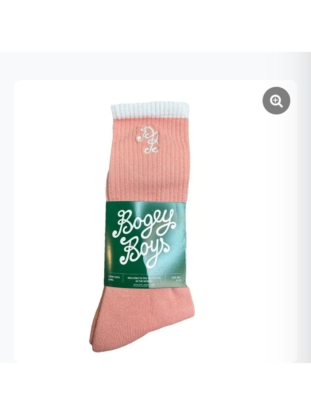 Bogey Boys Macklemore Pink Socks M/L